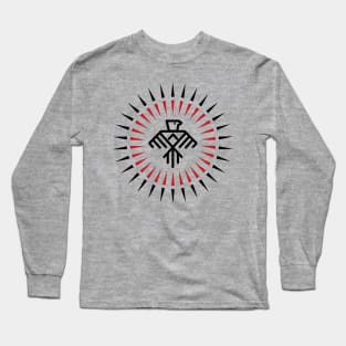 Sioux Thunderbird Pattern Long Sleeve T-Shirt